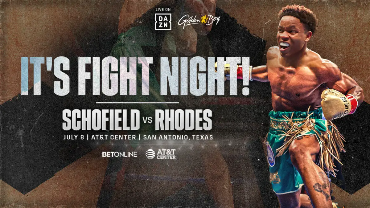 Floyd Schofield vs Haskell Rhodes poster