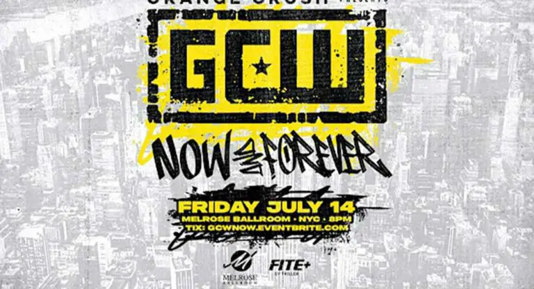 GCW Now & Forever 2023 Results Live, Match Card, Start Time