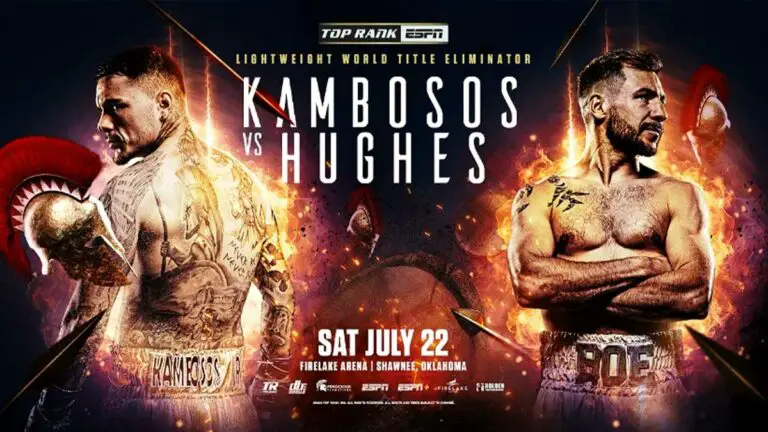 George Kambosos Jr vs Maxi Hughes Results Live, Fight Card, Time