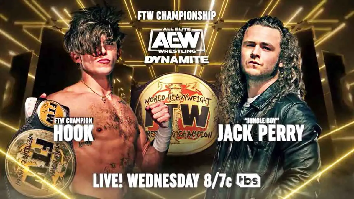 Hook vs Jack Perry AEW Dynamite July 19