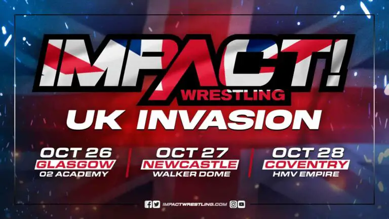 IMPACT Wrestling Announces 3 Nights UK Tour in October 2023