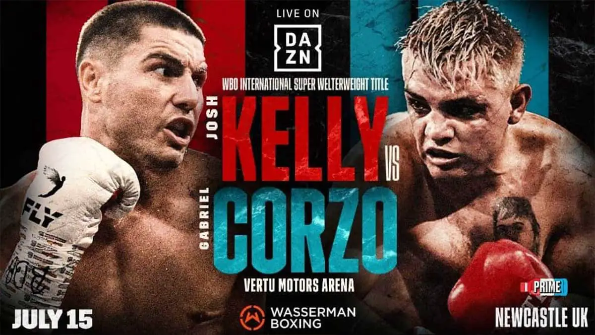 Josh Kelly vs Gabriel Corzo Poster 