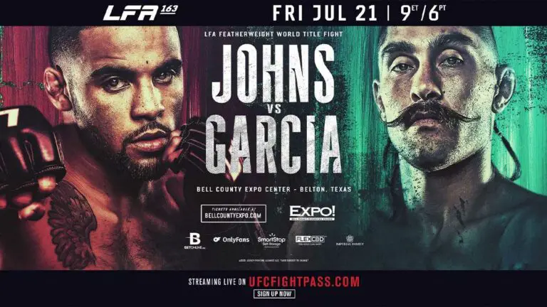 LFA 163 Results Live, Fight Card, Start Time, Johns vs Garcia