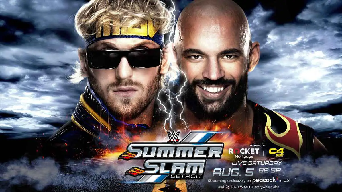 Logan Paul vs Ricochet WWE Summerslam 2023