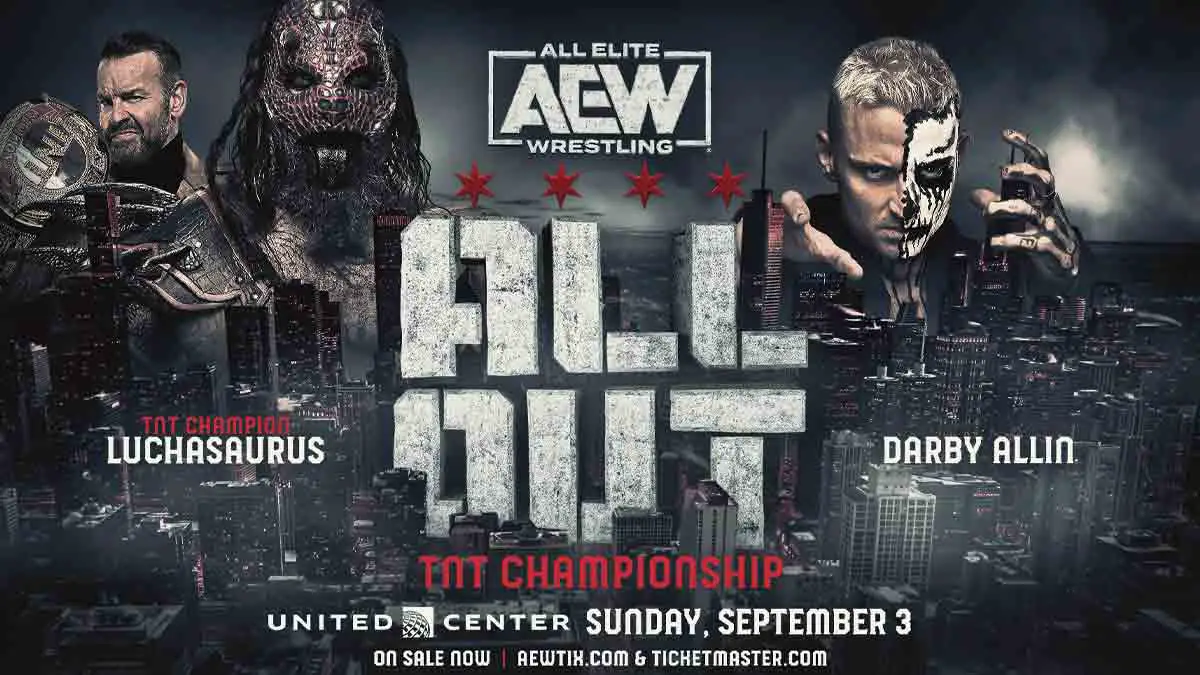 Luchasaurus vs Darby Allin AEW All Out 2023