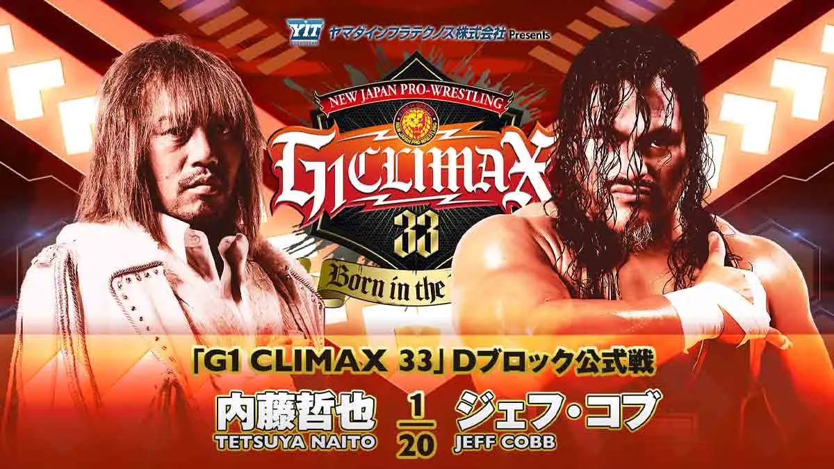 Tetsuya Naito vs Jeff Coff G1 Climax 33 Night 2