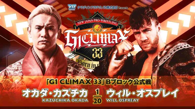 Kazuchika Okada & Will Ospreay Qualify for NJPW G1 Climax 33 Quarterfinals