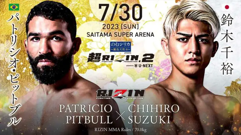 Patricio Freire vs Chihiro Suzuki Added to Super Rizin 2 Card