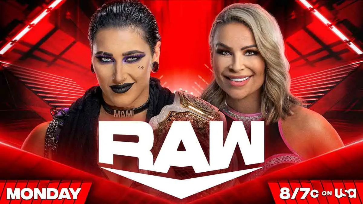 Rhea Ripley vs Natalya WWE RAW July 3