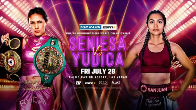 Seniesa Estrada vs Leonela Paola Yudica Results Live, Card