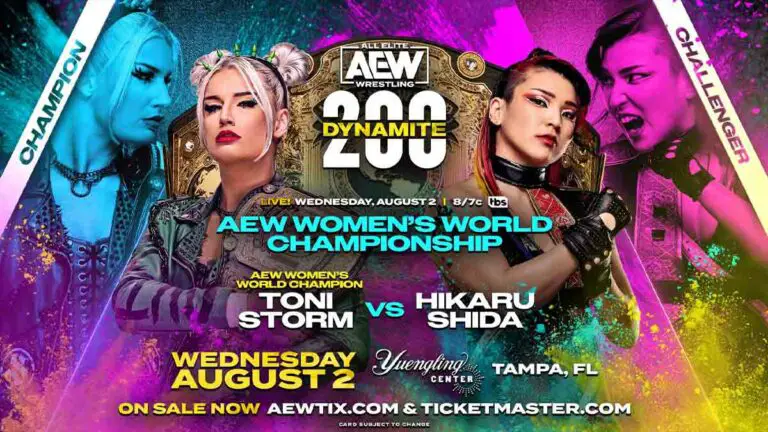 AEW Dynamite 200 August 2: ROH Tag & AEW Women Title Bout Added