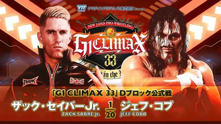 NJPW G1 Climax 33 Night 8 Results Live, July 26, 2023