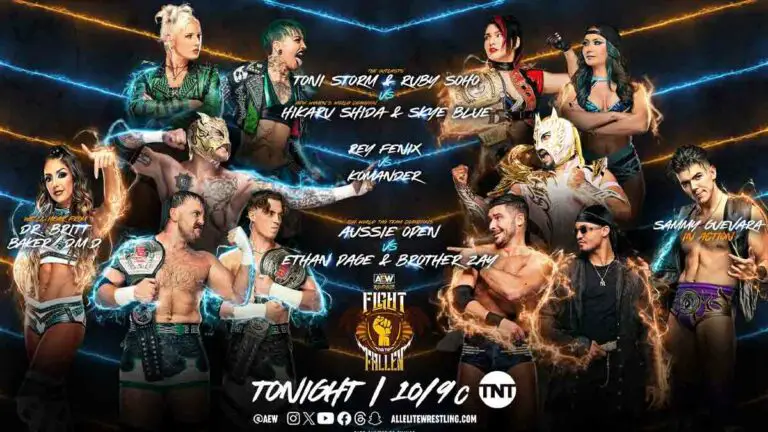 AEW Rampage August 18 Fight for the Fallen 2023 Results Live