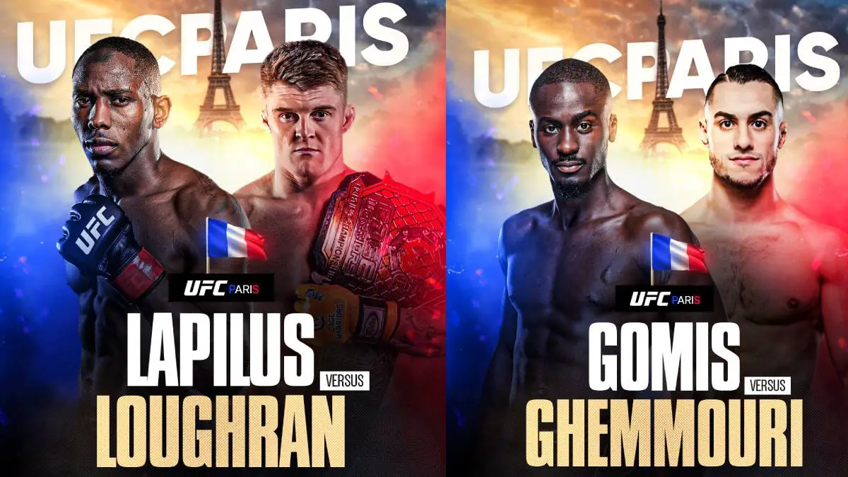 Caolan Loughran vs Taylor Lapilus and Yanis Ghemmouri vs Williams Gomis UFC Paris