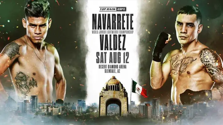 Emanuel Navarrete vs Oscar Valdez Results Live, Card, Time