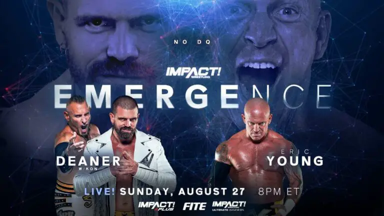 Eric Young vs Deaner No DQ Match Set for IMPACT Emergence 2023