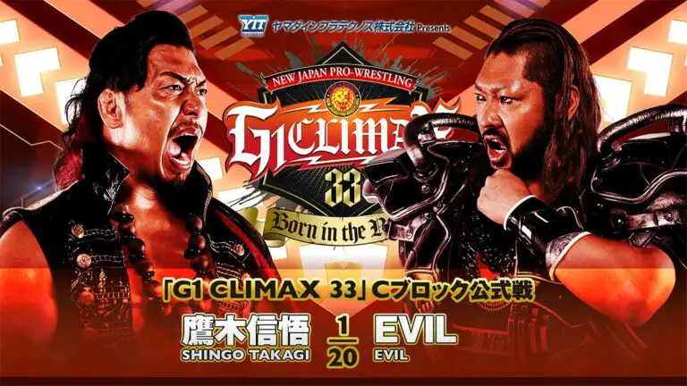 David Finlay & Evil Qualify for NJPW G1 Climax 33 Quarterfinals