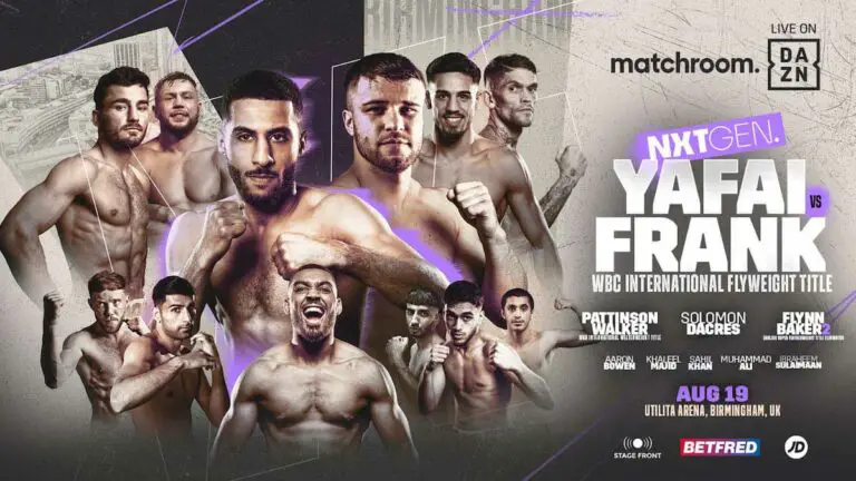 Galal Yafai vs Tommy Frank Results Live, Card, Time, Highlights