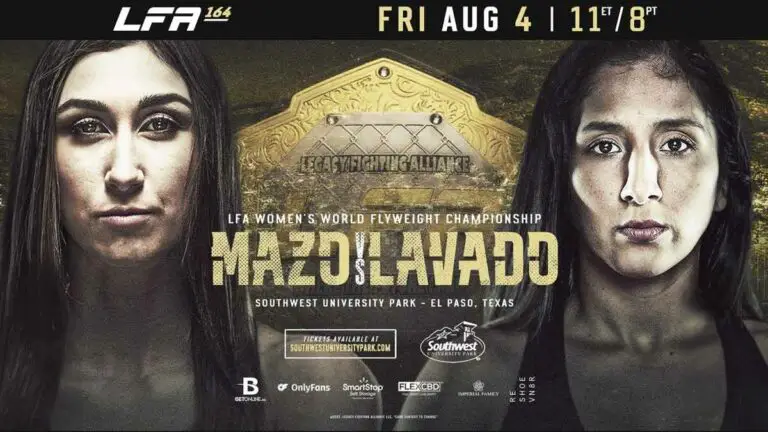 LFA 164 Results Live, Fight Card, Start Time, Highlights