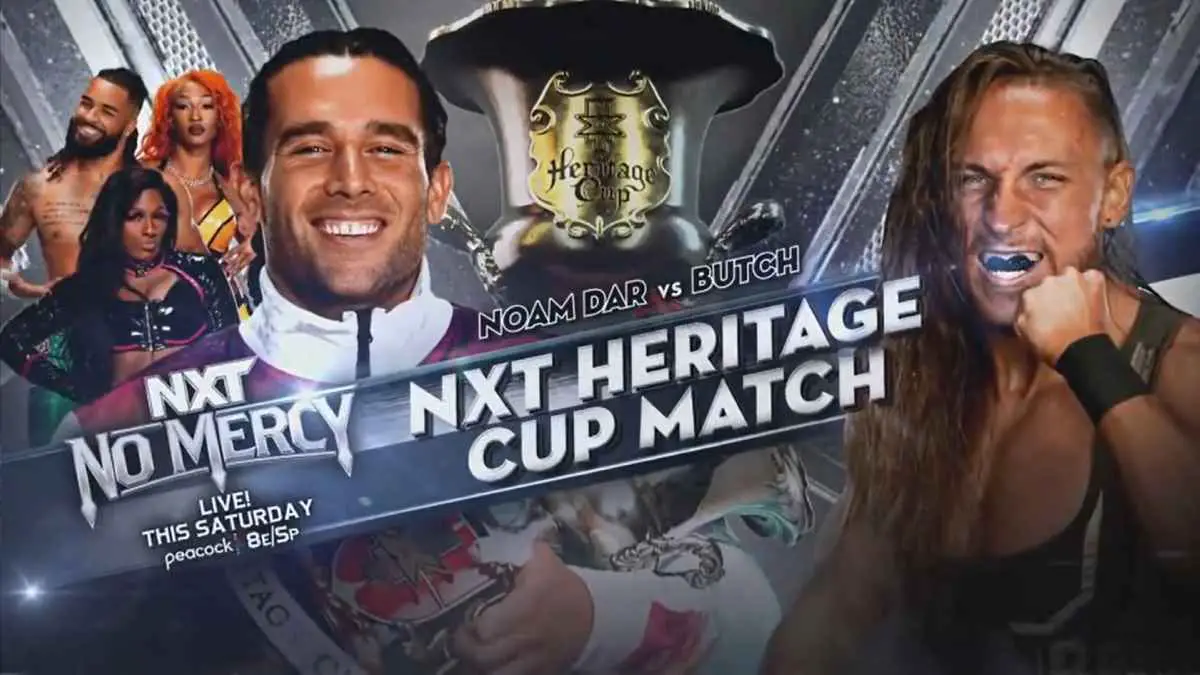 Noam Dar vs Butch NXT Heritage Cup No Mercy 2023  