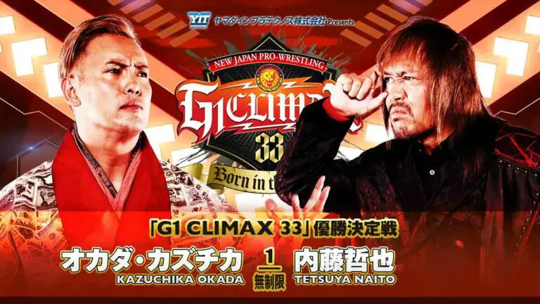NJPW G1 Climax 33 Final Results, Okada vs Naito Live Blog