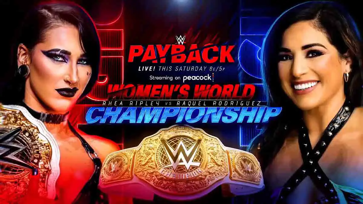 Rhea Ripley vs Raquel Rodriguez WWE Payback 2023