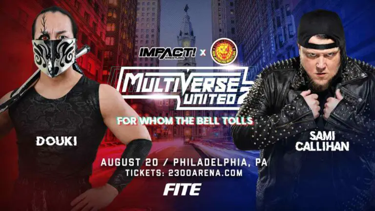 Sami Callihan vs DOUKI for IMPACT x NJPW Multiverse United 2