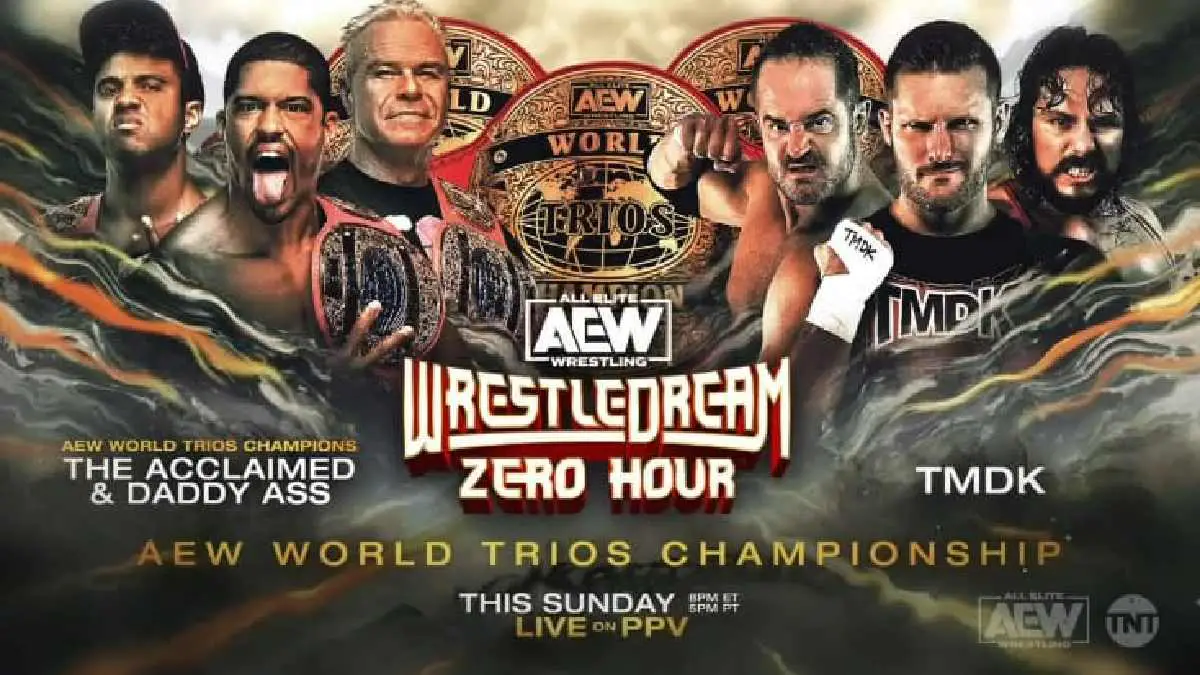 Acclaimed & Gunn vs TMDK, Wayne vs Luchasaurus Set for AEW WrestleDream Pre-Show