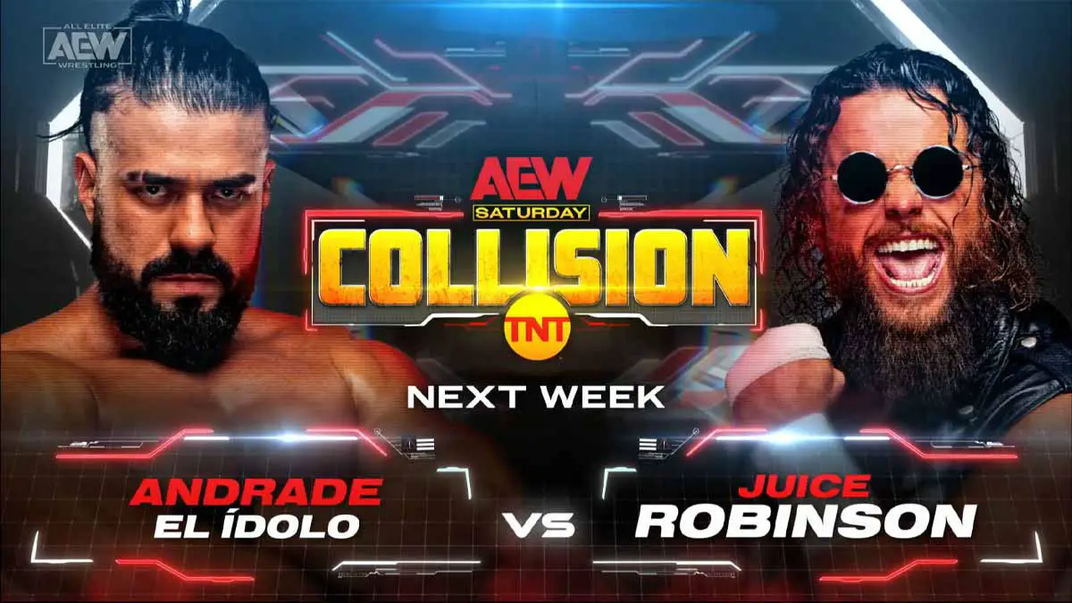 AEW Collision Sept 30: Tag Team Bout, Andrade vs Robinson Set