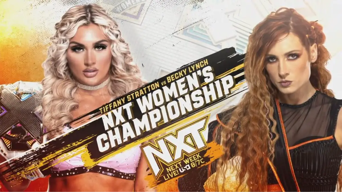 Becky Lynch vs Tiffany Stratton NXT women's title September 12 NXT
