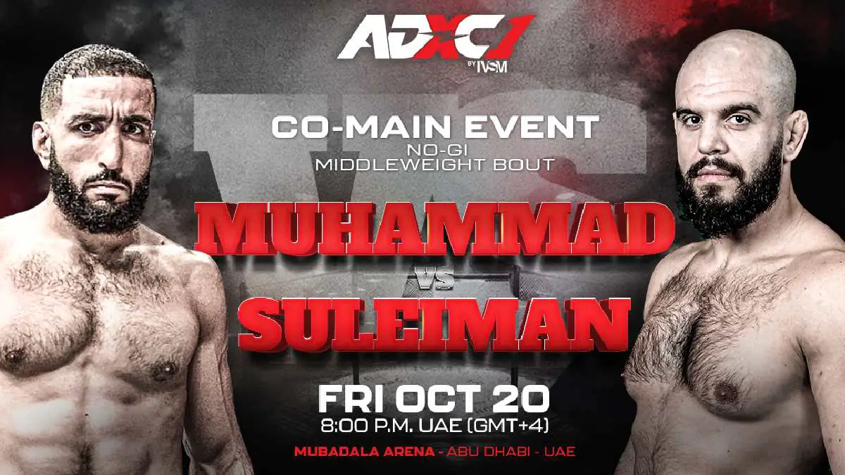 Belal Muhammad vs Tarek Suleiman Set for ADXC 1 Event