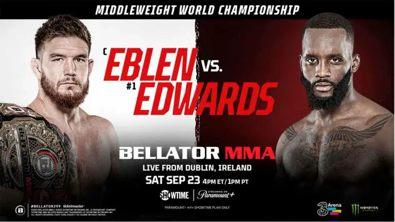 Bellator 299: Eblen vs Edwards Fight Card, Start Time, Venue