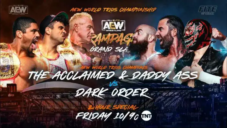 AEW Rampage Grand Slam: AEW Trios Title bout, Tag Team Bout & More Set