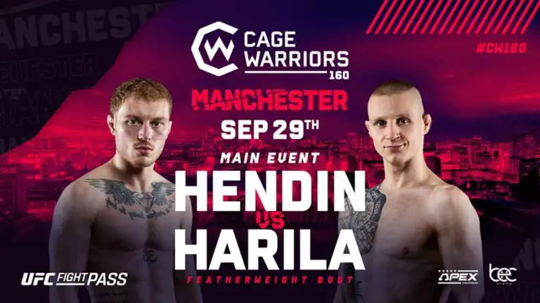 Cage Warriors 160: Manchester Complete Results