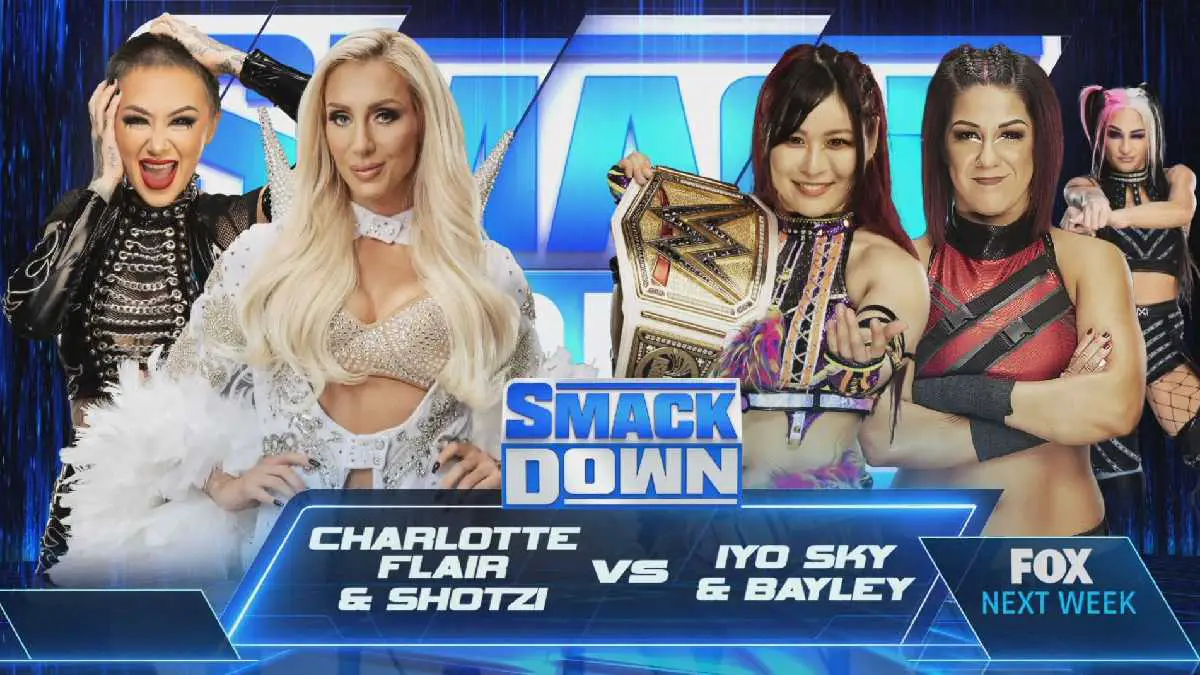 Charlotte Flair and Shotzi vs Damage CTRL September 8 SmackDown