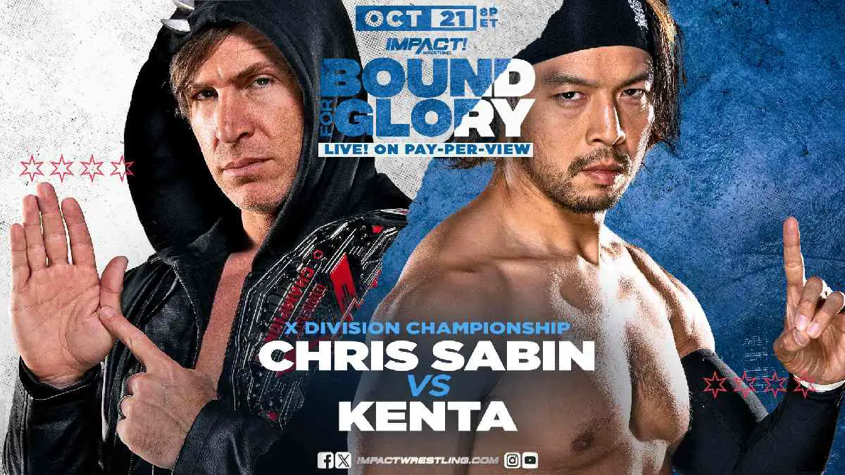 Sabin vs Kenta for X-Division Title Set at IMPACT Bound for Glory 2023