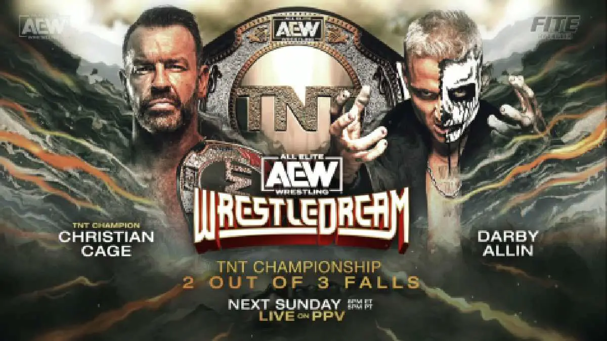 Christian Cage vs Darby Allin TNT Championship AEW WrestleDream