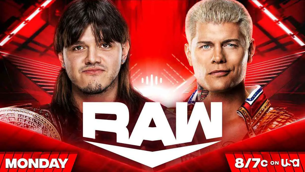 Cody Rhodes vs Dominik Mysterio WWE RAW September 18
