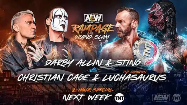 AEW Rampage September 22: Allin & Sting vs Cage vs Luchasaurus