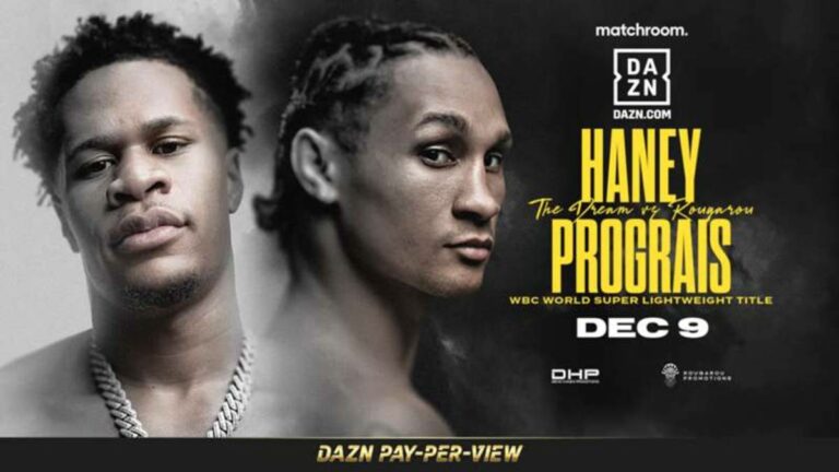 Devin Haney vs Regis Prograis Announced For December 9 on PPV