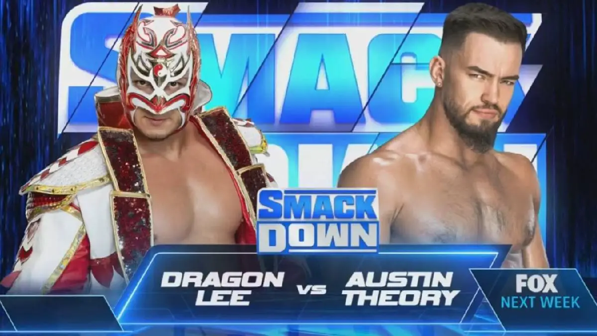 Dragon Lee vs Austin Theory October 6 SmackDown