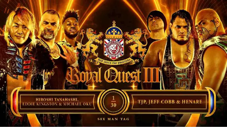 NJPW Royal Quest III: Six Man Match, IWGP UK Title Bout & More Set