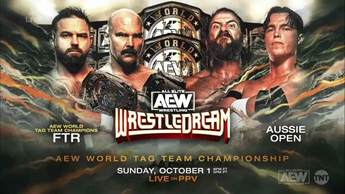 FTR vs Aussie Open  AEW WrestleDream 2023