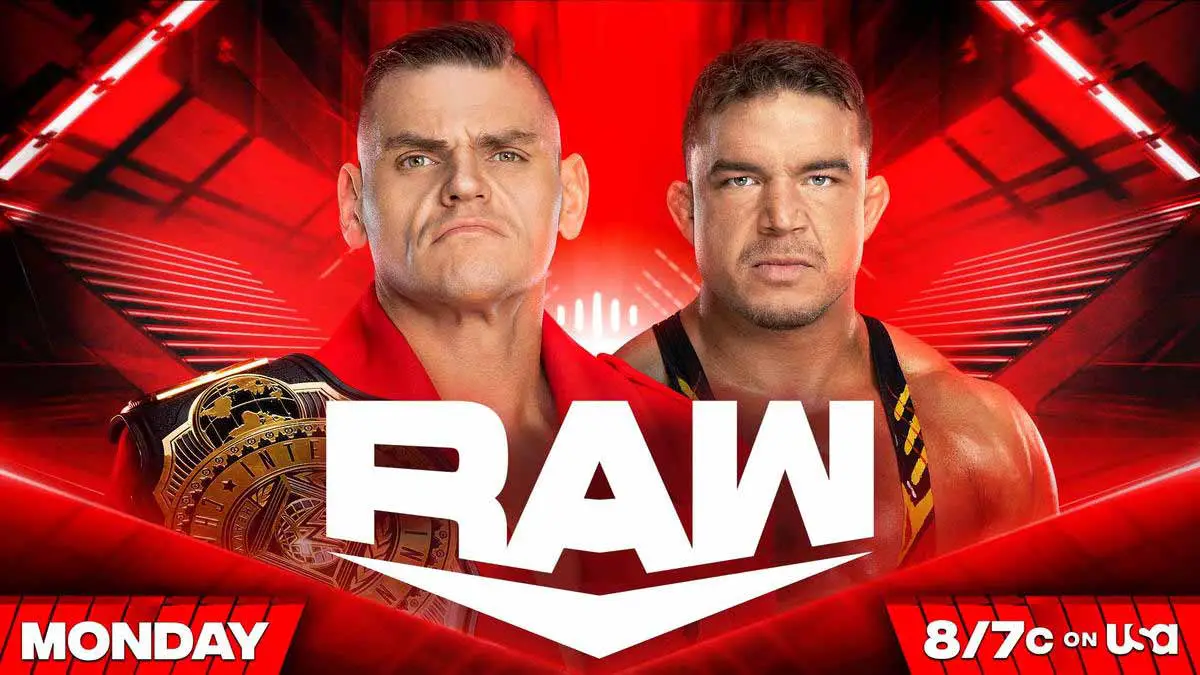 Gunther vs Chad Gable WWE RAW Sept 4