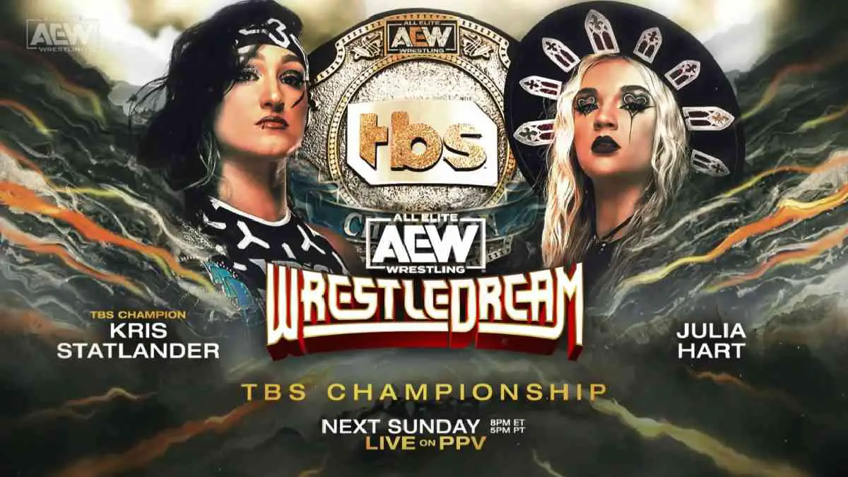 Kris Statlander vs Julia Hart AEW WrestleDream 2023 for TBS Women's Championship