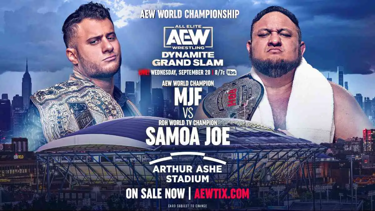 MJF vs Samoa Joe AEW Grand Slam 2023