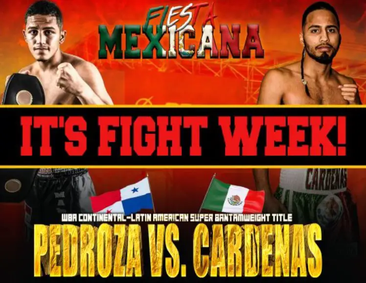 Rafael Pedroza vs Ramon Cardenas Results, Card, Start Time