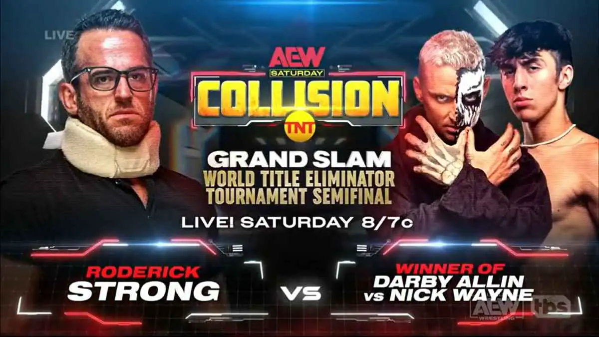 Roderick Strong vs Darby Allin AEW Collision September 9