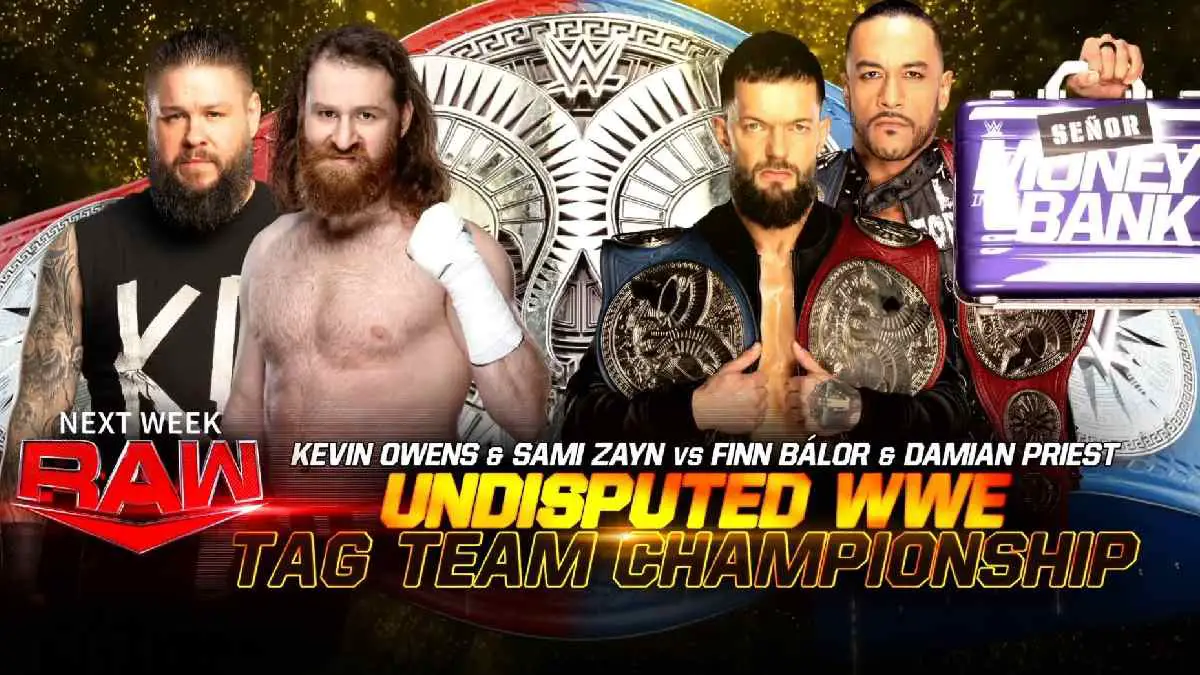 Sami Zayn and Kevin Owens vs The Judgement Day September 25 RAW