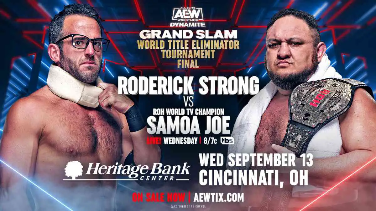 Roderick Strong vs Samao Joe AEW Dynamite September 13